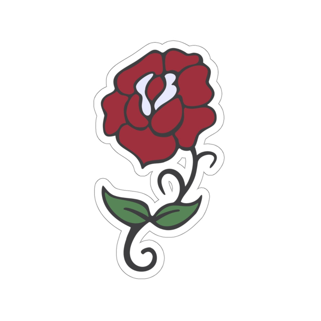 Tribal Rose with Stem Temporary Tattoo